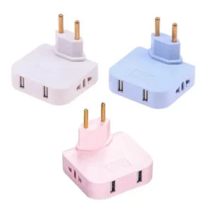 4 in 1 USB Multi Plug Converter Adapter Travel Mutli Socket