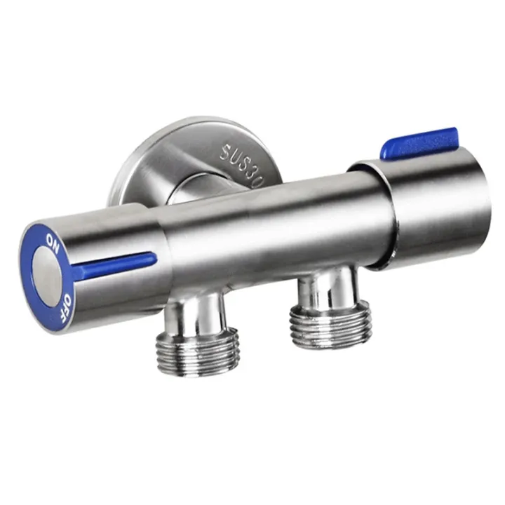Stainless Steel One Into Two Three-Way Angle Valve