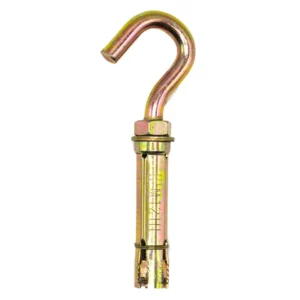 2Pcs High Quality Hook with Rawl Bolt